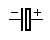 Symbol kondensatora elektrolitycznego